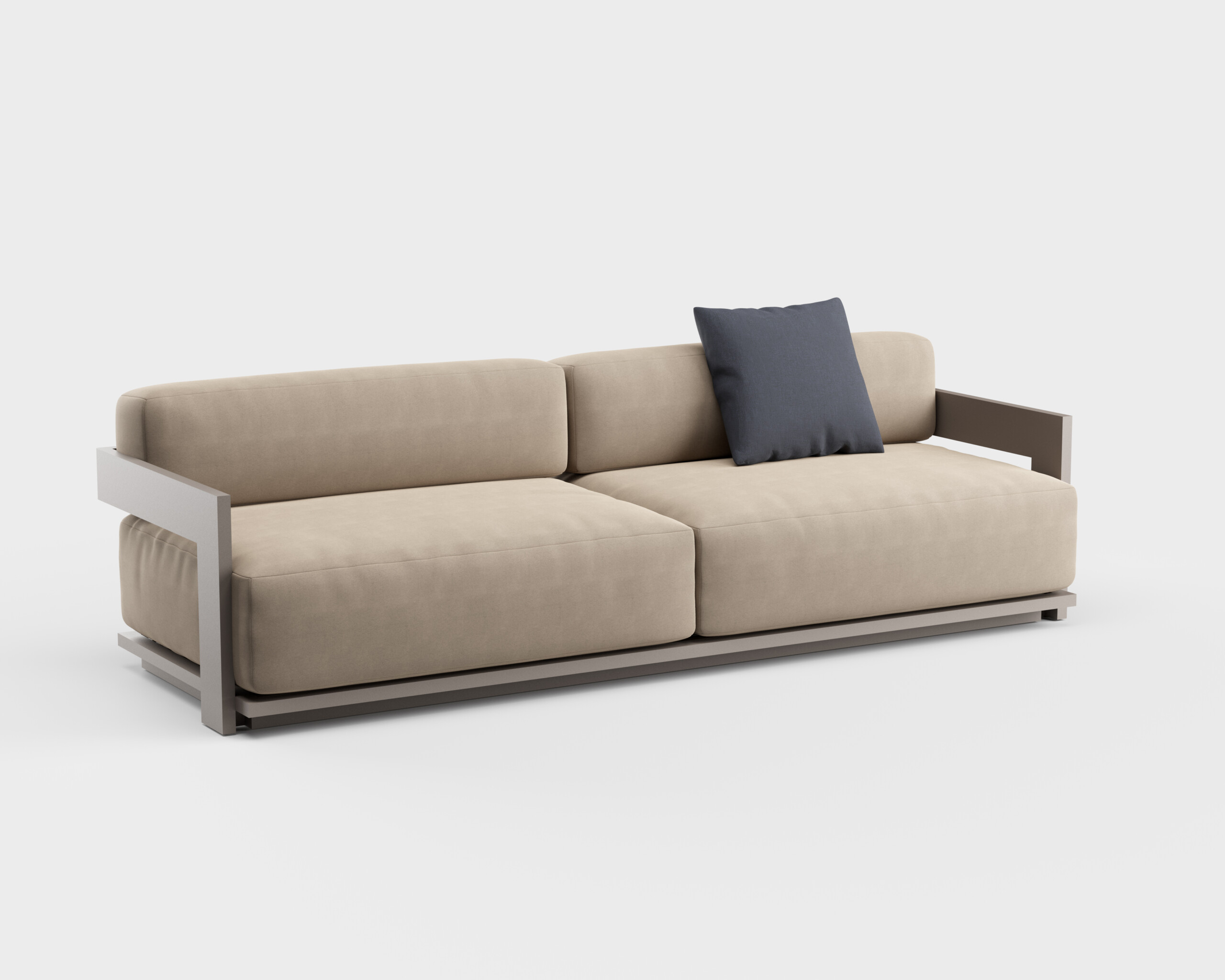 Outdoor Furniture Luxury - Luxury Outdoor Aluminum Sofa Set, Modern