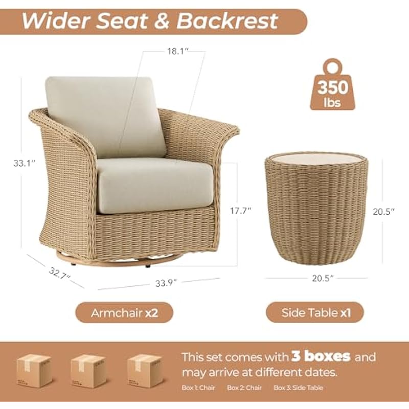 3-Piece Outdoor Bistro Set Fea - Outdoor Furniture Metal Chairs review and price