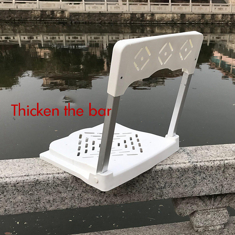 Foldable Fishing Box with Back - Outdoor Furniture Metal review and price