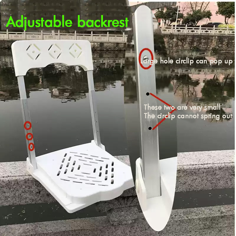 Foldable Fishing Box with Back - Outdoor Furniture Metal review and price