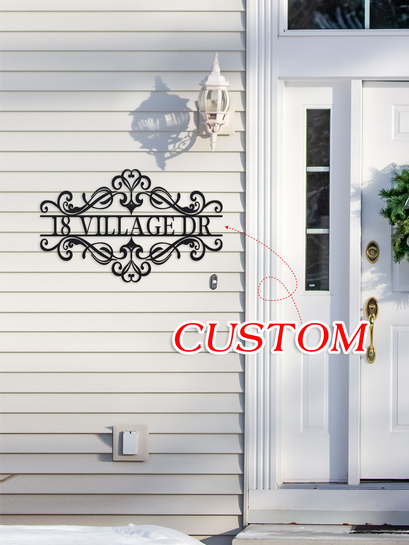 Personalized Metal Name Sign - - Outdoor Furniture Metal review and price
