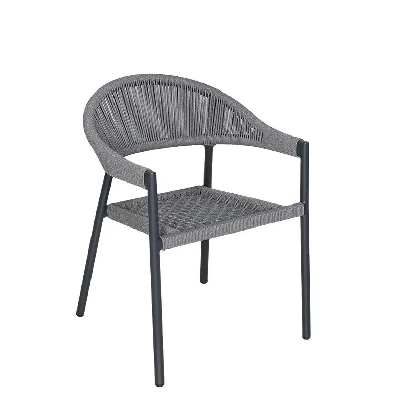 Rattan Dining Chair with Armre - Outdoor Furniture Metal Chairs review and price